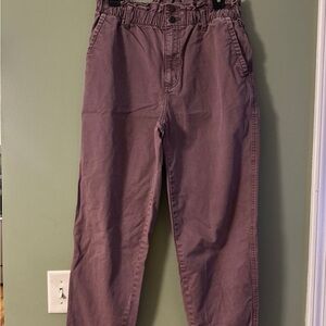 Universal Thread Women's Mauve Paperbag Style Pants / Trousers